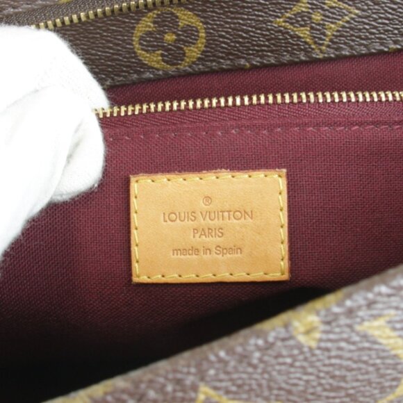 LOUIS VUITTON Brown Monogram Canvas Tote Bag - Picture 7 of 10